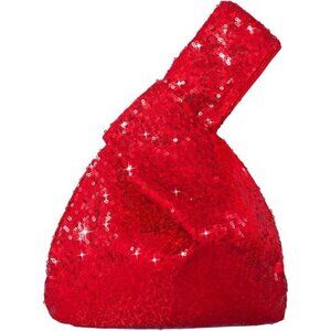 Sequin Evening Wristlet Bag Glitter Clutch Purse  Sparkly Party Pouch for Women